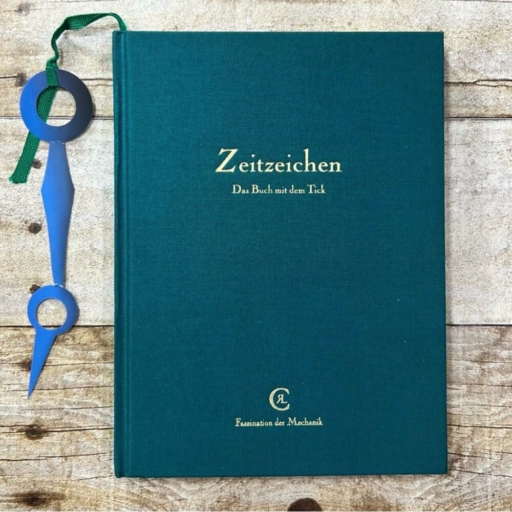 Chronoswiss Zeitzeichen Das Buch mit dem Tick Watch Book & 2002 Price List Green